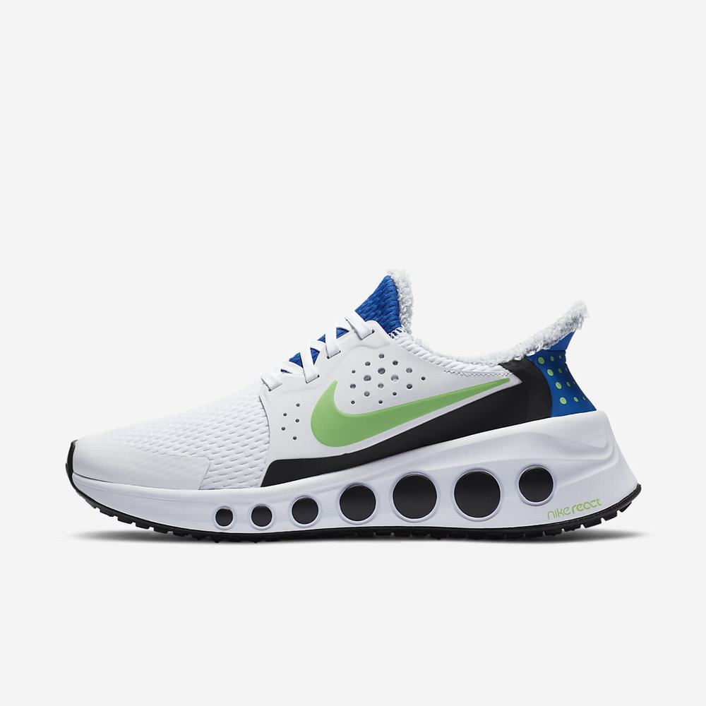 Basket Nike CruzrOne Blanche 9524-310 White/Black/Scream Green Femme | JMV-88316615